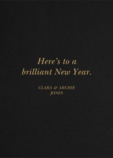 Better Luck Next Year! - New Year's Card by Derek Blasberg - Back