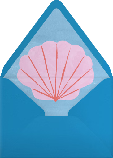 Mermaid Lessons - Paperless Post Envelope