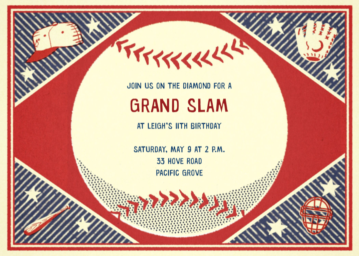 Batter Up - Invitation by Paperless Post