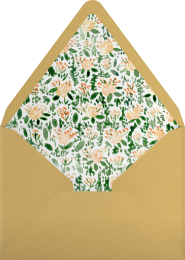 Falling Floral - Paperless Post Envelope