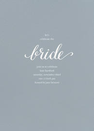 Classic Bride - Bridal Shower Invitation by Sugar Paper