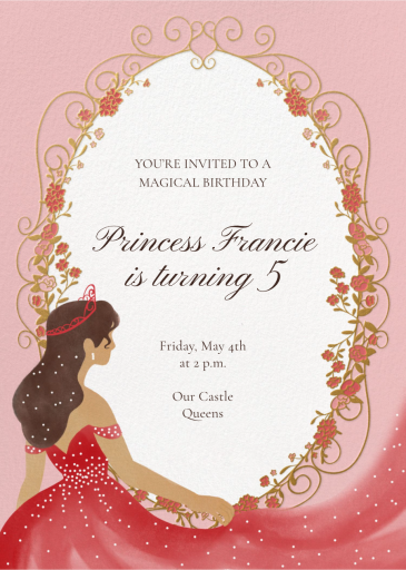 Sparkling Princess - Birthday Invitation by Paperless Post