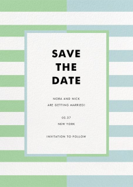 Colorblocked Stripes - Save the Date by kate spade new york