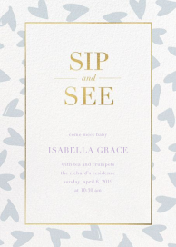 Happy Hearts - Sip and See Invitation by Sugar Paper