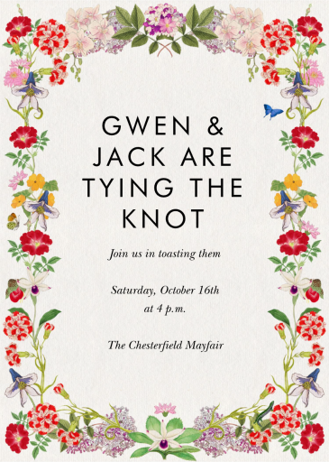 Orchid Bloom - Bridal Shower Invitation by Stephanie Fishwick