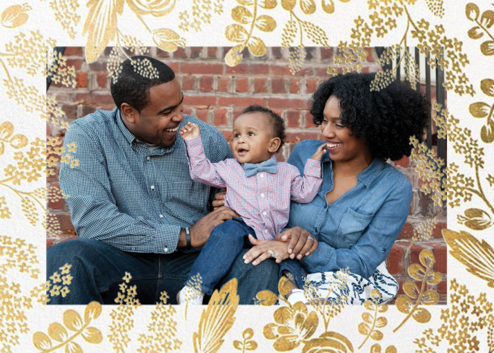 Heather and Lace (Photo) - Holiday Card by Rifle Paper Co.