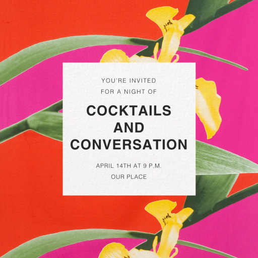 Kurjenmiekka (Square) - Invitation by Marimekko