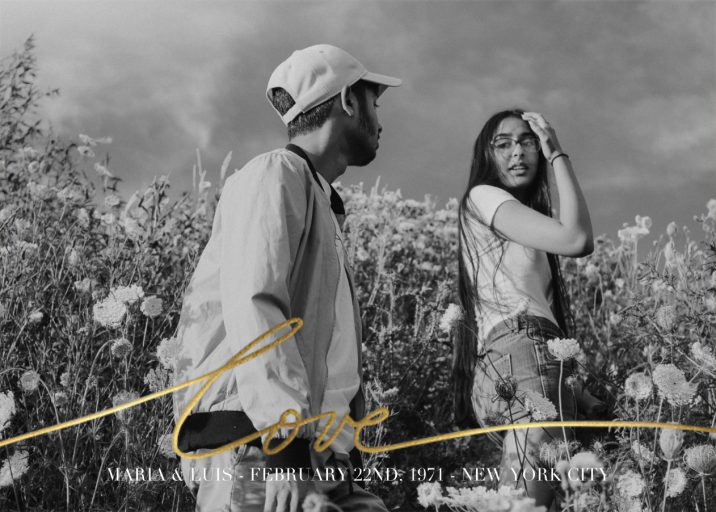 Foil Love Script - Invitation by Paper Source