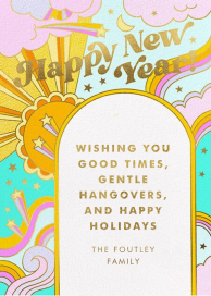 New Groove - New Year's Card by Hello!Lucky