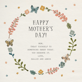 Circle Dance - Mother's Day Card by Merrilee Liddiard