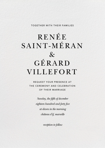 Konfetti Photo - Wedding Invitation by Kelly Wearstler - Back