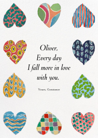 Hearty Hearts - Anniversary Card by Happy Menocal