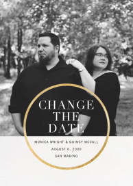 Noland - Change the Date Card by Paperless Post