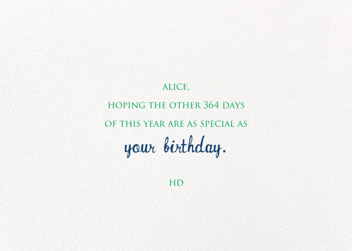 Balloons for the Bug - Birthday Card by Mr. Boddington's Studio - Back