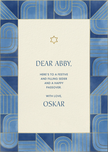 Groove - Passover Card by Paperless Post