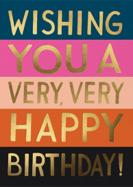 Color Block Birthday - Birthday Card by Rifle Paper Co.