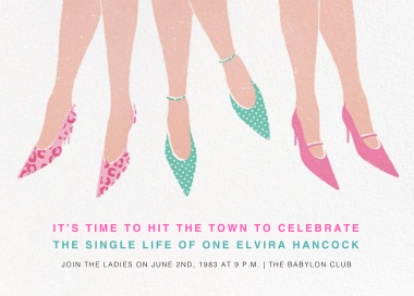 Out On The Town - Bachelorette Party Invitation by Paperless Post
