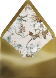 Painted Flowers - Oscar de la Renta Envelope