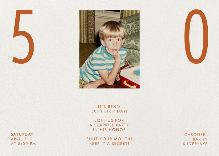 Time Capsule - Birthday Invitation by Goods Gang