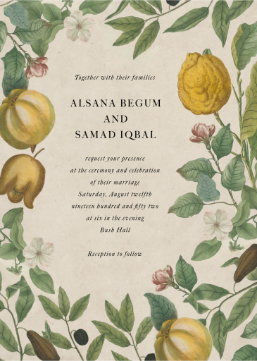 Fruit Tree (Invitation) by John Derian