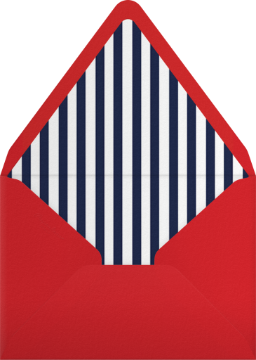Patriotic Stripes - Paperless Post Envelope
