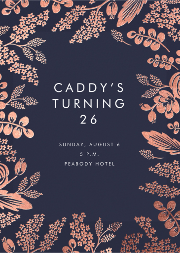 Heather and Lace - Birthday Invitation by Rifle Paper Co.