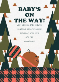 Lumber Party - Baby Shower Invitation by Paperless Post