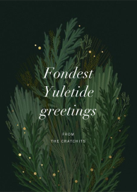 Winter Greenery - Christmas Card by Paperless Post