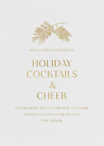 Caledonia - Holiday Party Invitation by Paperless Post