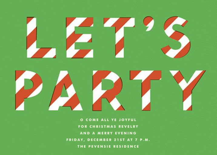 Candy Cane Type by The Indigo Bunting