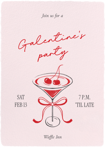 Cherry on Top - Valentine's Day Invitation by Paperless Post