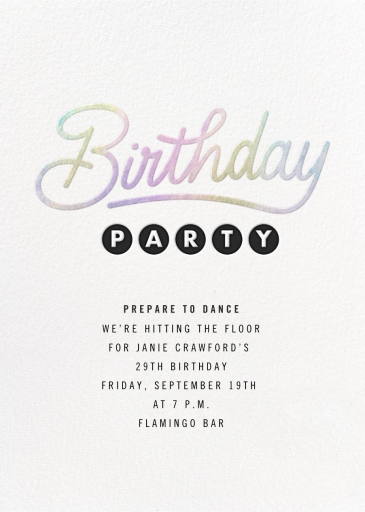Galaxy Birthday - Birthday Invitation by Paperless Post