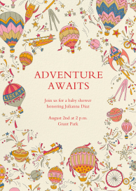 Balloon Adventures - Baby Shower Invitation by Liberty