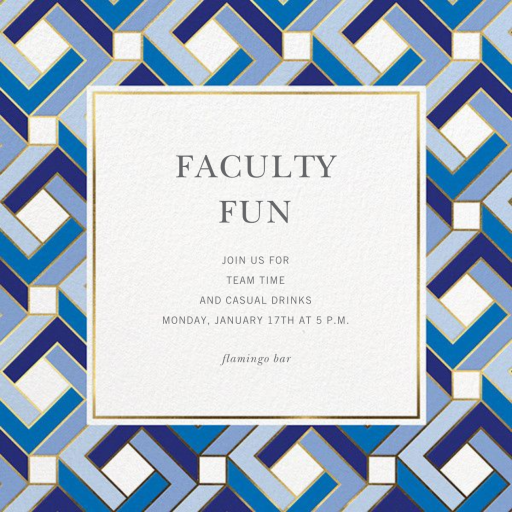 Penrose - Appreciation Event Invitation by Jonathan Adler