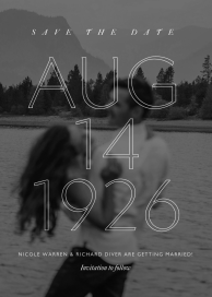 Striking Photo - Save the Date by Paperless Post