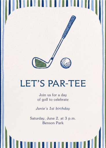 First Shot - First Birthday Invitation by Paperless Post