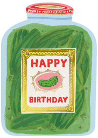 Pickle Jar (Danielle Kroll) - Birthday Card by Red Cap Cards