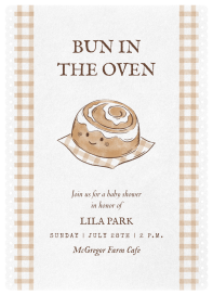 Cinnamon Roll - Baby Shower Invitation by Paperless Post