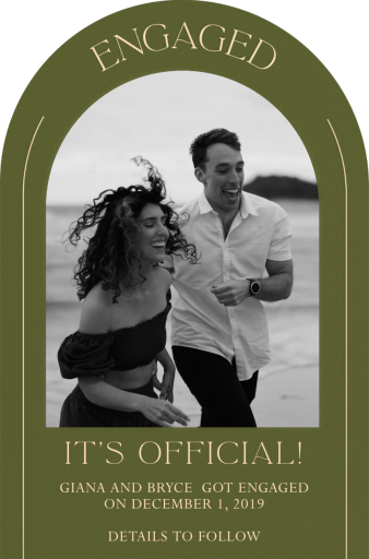 Under the Arch - Wedding Announcement by Paperless Post