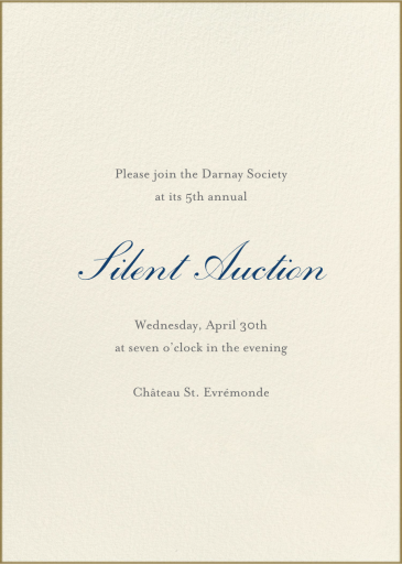 Edge Stain Cream - Fundraiser Invitation by Paperless Post