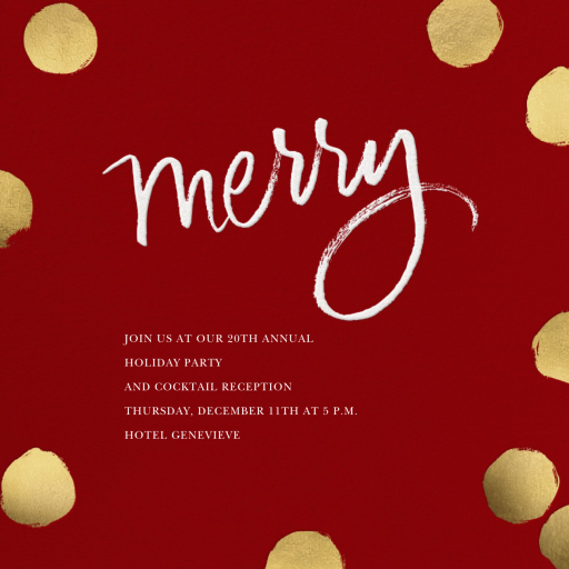 Big Dot Merriment - Cocktail Party Invitation by Sugar Paper