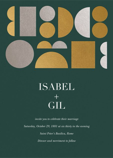 Amphitryon - Wedding Invitation by Paperless Post