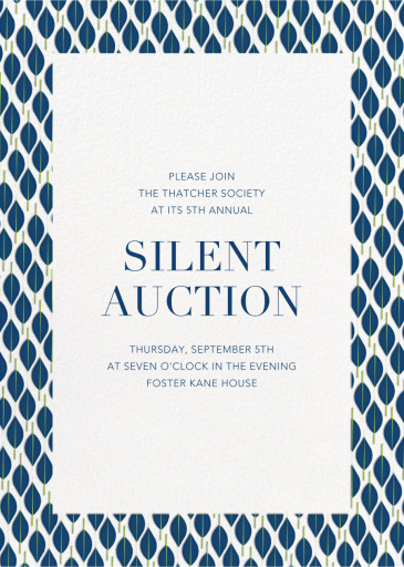 Mille Feuille - Fundraiser Invitation by Paperless Post