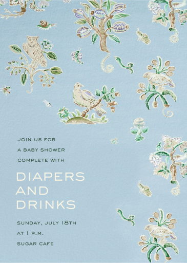 Avian Toile by Schumacher