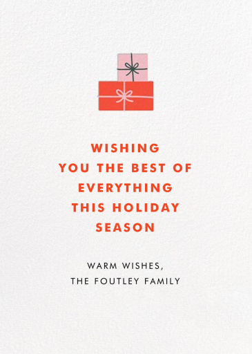 Llots of Llove - Greeting Card by Hello!Lucky - Back