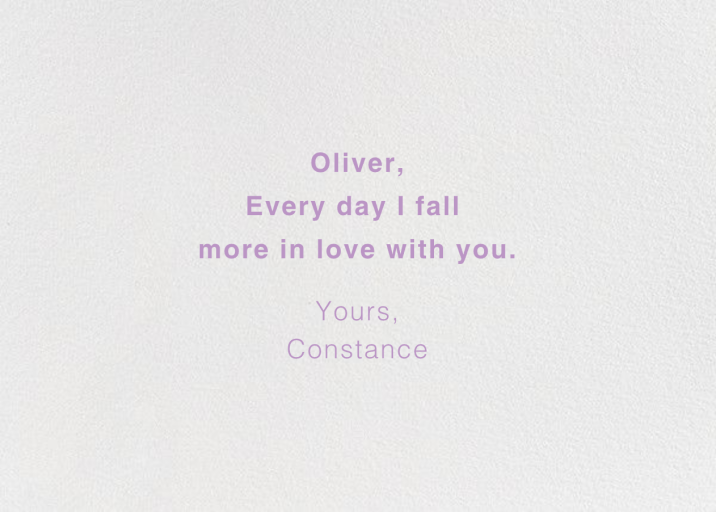 Hugs and Kisses (Carrie Gifford) - Valentine's Day Card by Red Cap Cards - Back