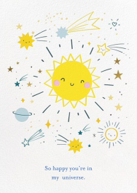 Universal Love - Greeting Card by Little Cube