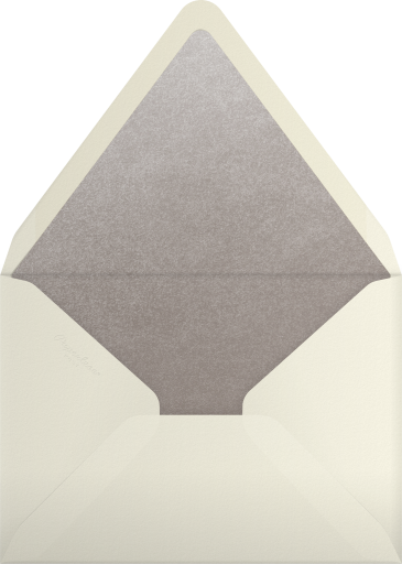 Abstract Yellow Blob Pattern Invitation Envelope