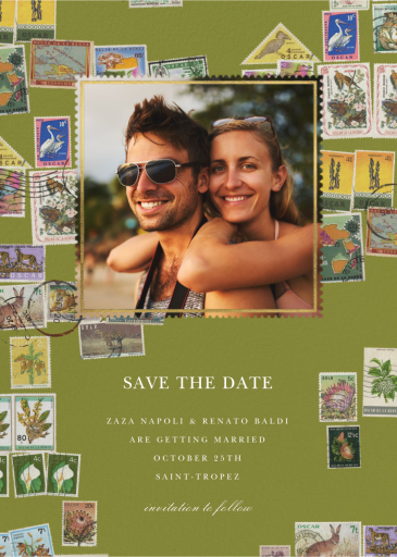 Stamped by Oscar de la Renta