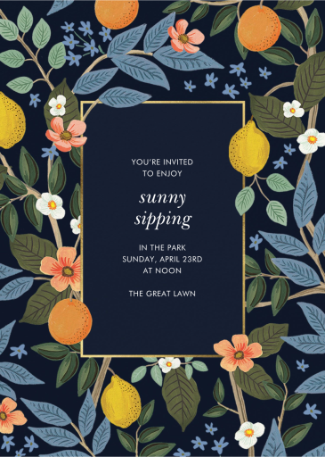Citrus Grove - Summer Party Invitation by Rifle Paper Co.